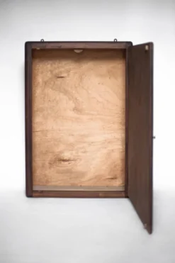 Armoire bois murale, penderie murale vintage, meuble de rangement, dressing, déco