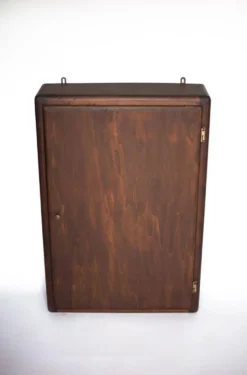 Armoire bois murale, penderie murale vintage, meuble de rangement, dressing, déco
