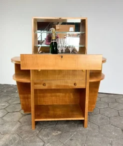 Armoire à boissons et bar vintage, années 1950