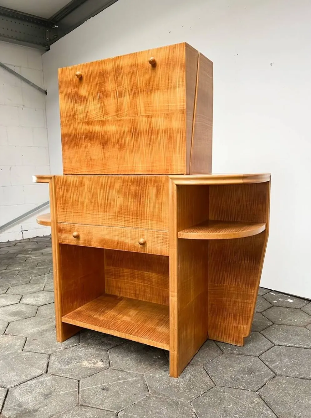 Armoire à boissons et bar vintage, années 1950