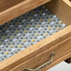 Armoire bonnetière parisienne art déco chêne brut et massif