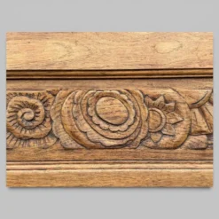Armoire bonnetière parisienne art déco chêne brut et massif