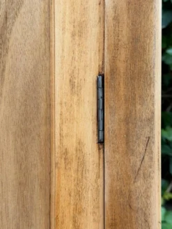 Armoire bonnetière parisienne bois brut 1950