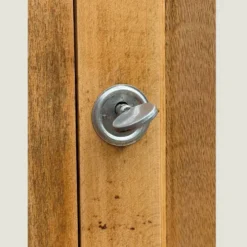 Armoire bonnetière parisienne bois brut 1950