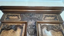 Armoire bressane ancienne-1876-loupe dorme et noyer - pièce de famille rare
