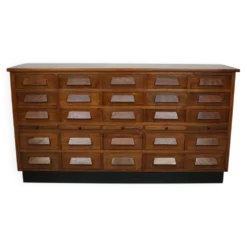 Armoire / Cabinet de pharmacie en chêne allemand ou buffet, années 1930