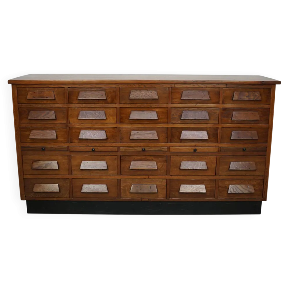 Armoire / Cabinet de pharmacie en chêne allemand ou buffet, années 1930