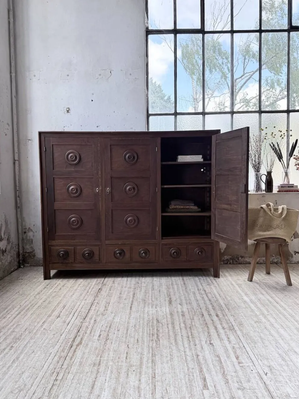 Armoire chêne « basque » dudouyt