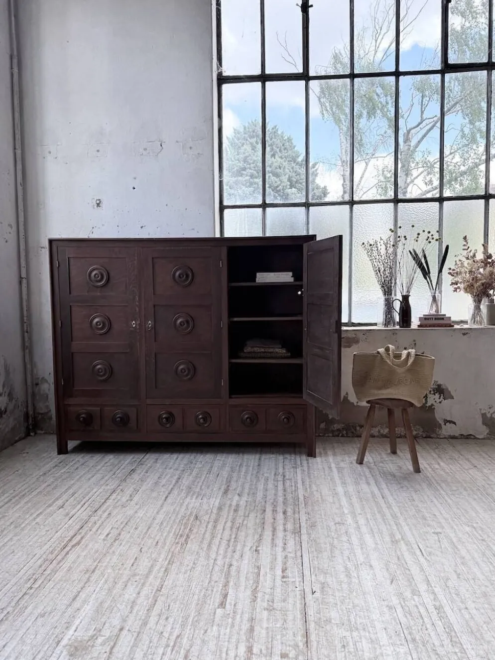 Armoire chêne « basque » dudouyt
