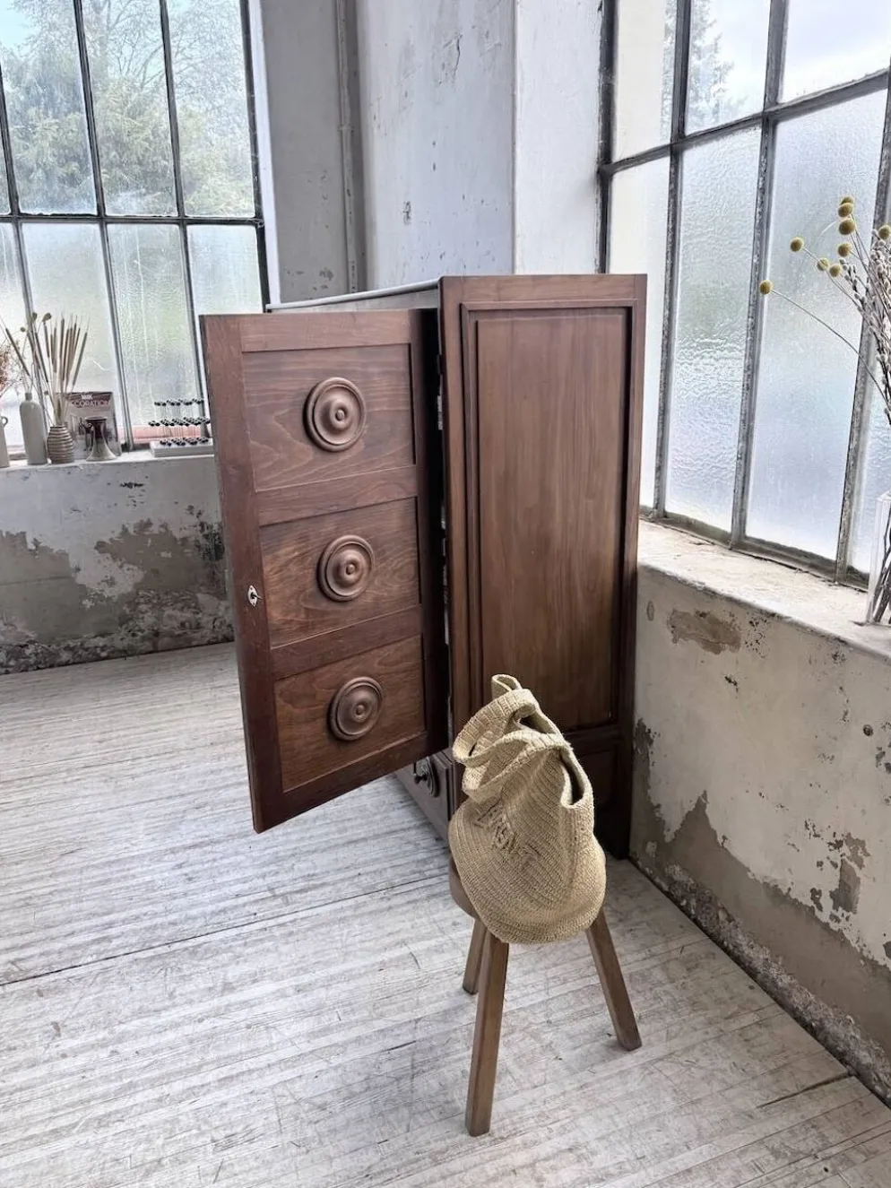 Armoire chêne « basque » dudouyt