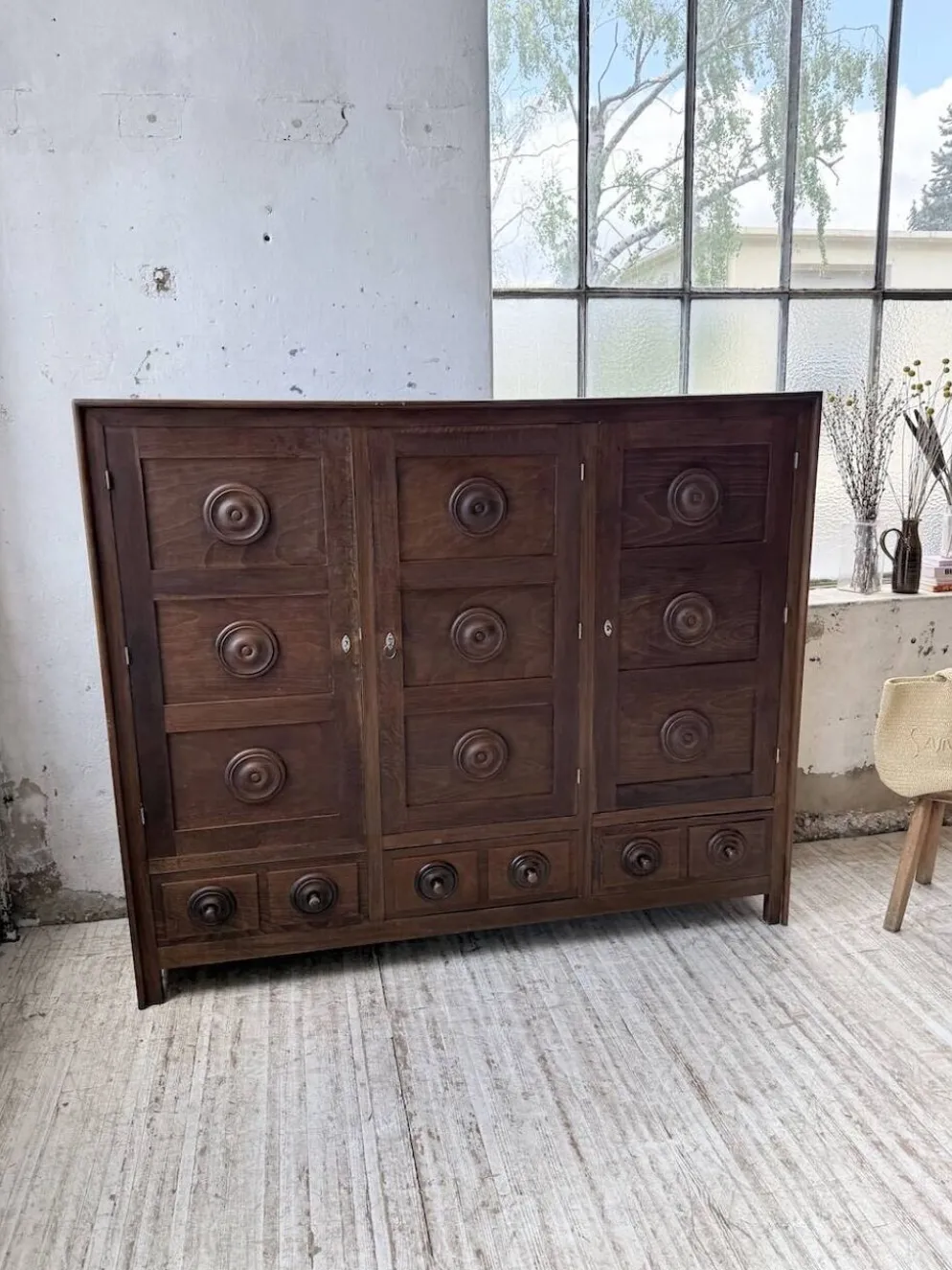 Armoire chêne « basque » dudouyt