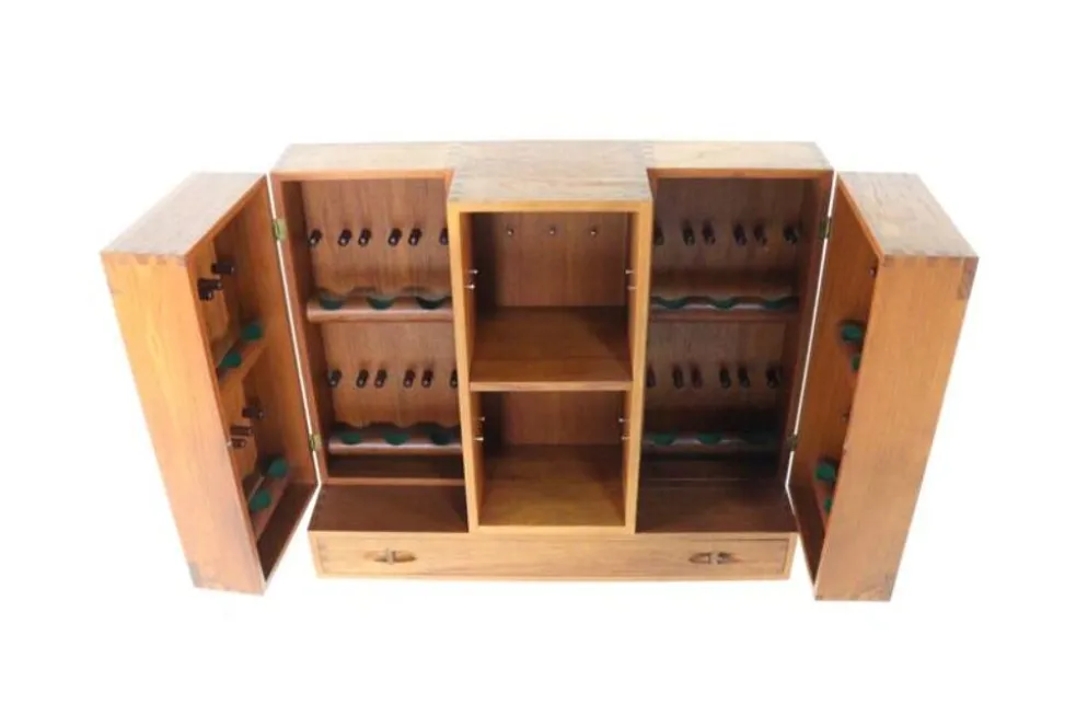 Armoire à clés Bramin / armoire à bijoux design danois en teck
