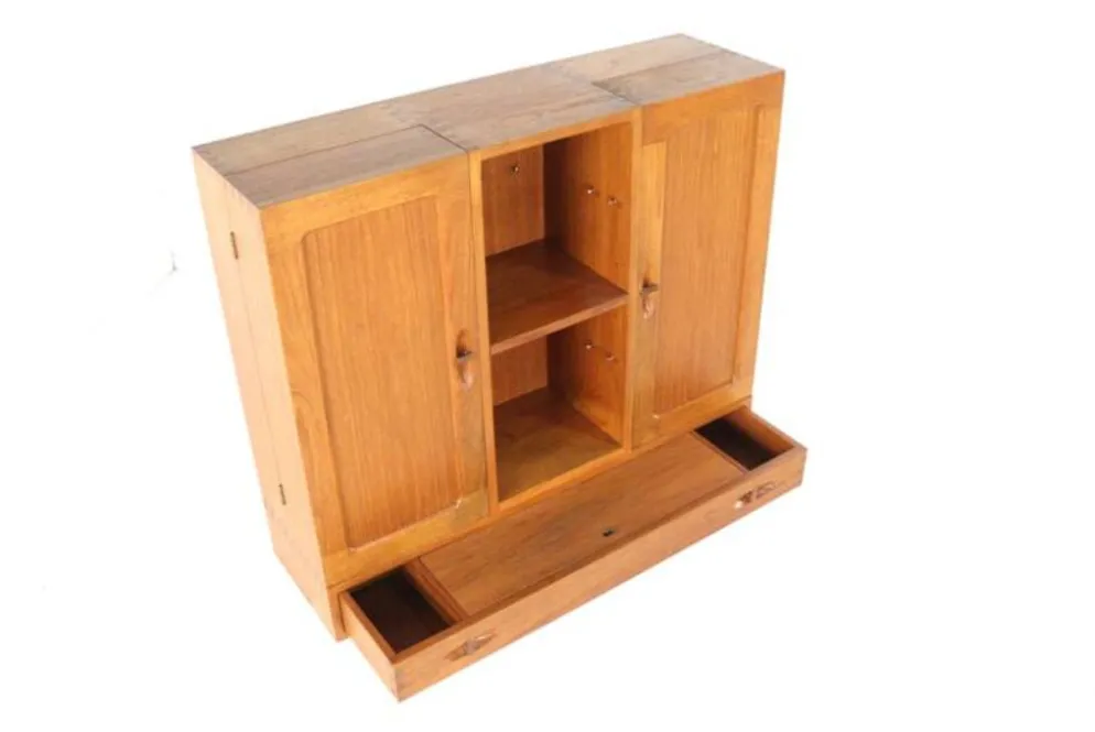 Armoire à clés Bramin / armoire à bijoux design danois en teck