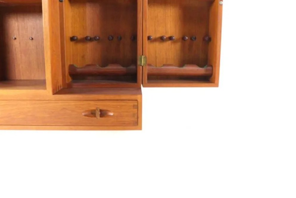 Armoire à clés Bramin / armoire à bijoux design danois en teck