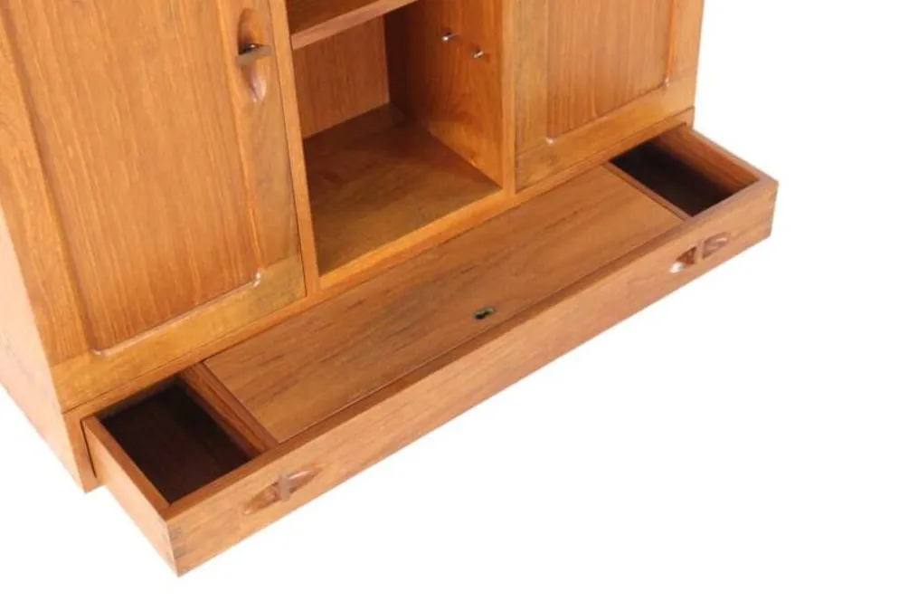 Armoire à clés Bramin / armoire à bijoux design danois en teck