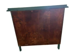 Armoire/commode/dressing baroque vintage vert émeraude