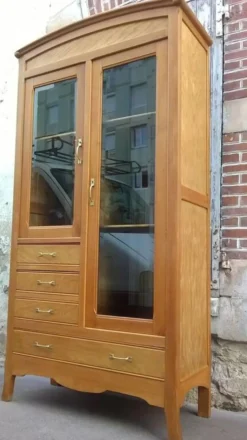 Armoire commode parisienne vitré d'hôtel 1930