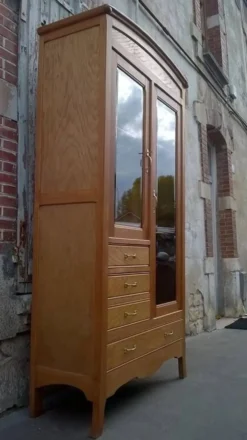 Armoire commode parisienne vitré d'hôtel 1930