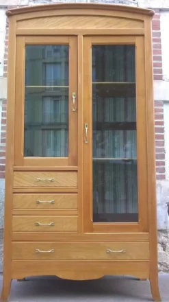 Armoire commode parisienne vitré d'hôtel 1930