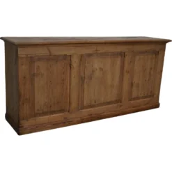 Armoire d'apothicaire / comptoir de magasin rustique en pin allemand vintage, années 1930