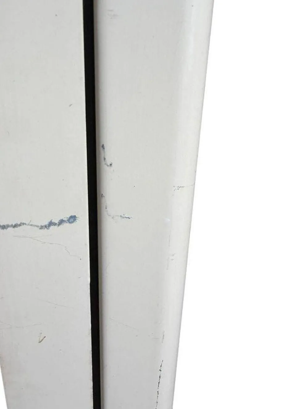 Armoire d'apothicaire industrielle vintage blanche / vitrine