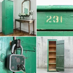 Armoire d’atelier verte 1940