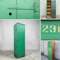 Armoire d’atelier verte 1940