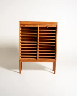 Armoire de classement en chêne suédois, début des années 1900