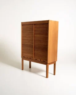 Armoire de classement en chêne suédois, début des années 1900