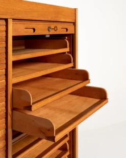 Armoire de classement en chêne suédois, début des années 1900