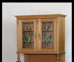 Armoire de cuisine en pin, années 1920