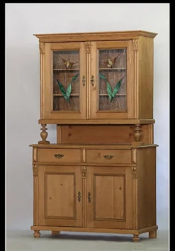 Armoire de cuisine en pin, années 1920