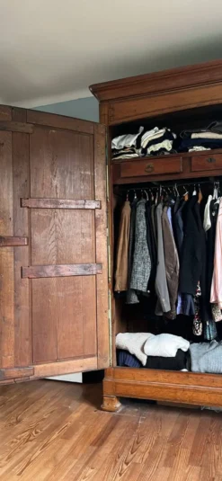 Armoire de mariage normande en chêne