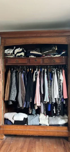 Armoire de mariage normande en chêne