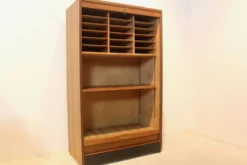 Armoire de rangement de bureau de bibliothèque néerlandaise avec porte coulissante
