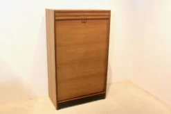 Armoire de rangement de bureau de bibliothèque néerlandaise avec porte coulissante