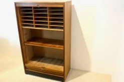 Armoire de rangement de bureau de bibliothèque néerlandaise avec porte coulissante