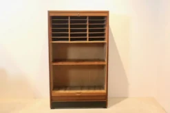 Armoire de rangement de bureau de bibliothèque néerlandaise avec porte coulissante