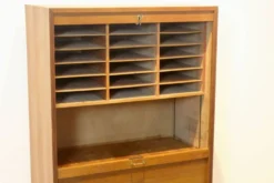 Armoire de rangement de bureau de bibliothèque néerlandaise avec porte coulissante