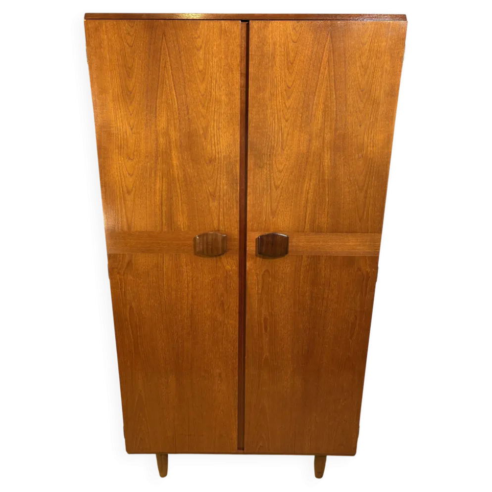 Armoire double en teck Stonehill vintage | Années 1960 | Design britannique du milieu du siècle