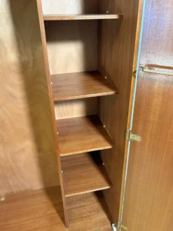 Armoire double en teck Stonehill vintage | Années 1960 | Design britannique du milieu du siècle