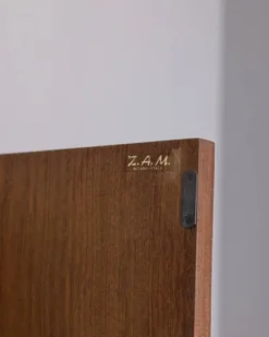Armoire en bois vintage des années 1960 conçue par ZAM Milano Italie