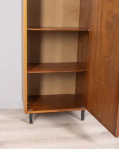 Armoire en bois vintage des années 1960 conçue par ZAM Milano Italie