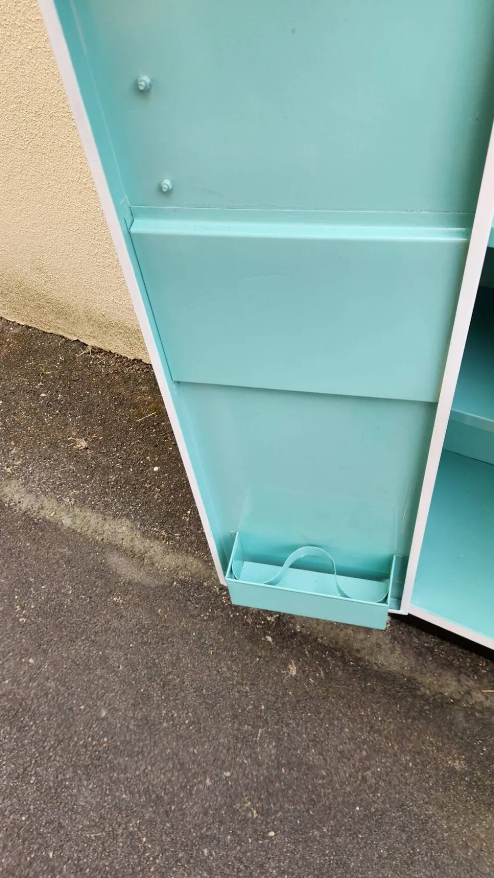 Armoire en métal industriel Vintage 1960-1970