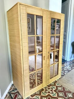 Armoire en rotin