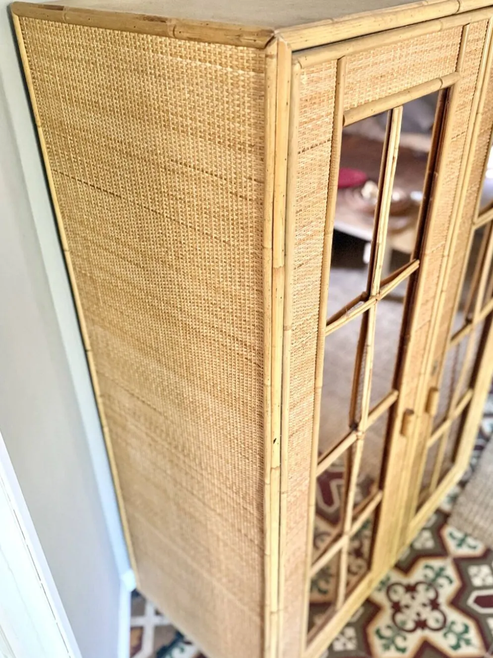 Armoire en rotin