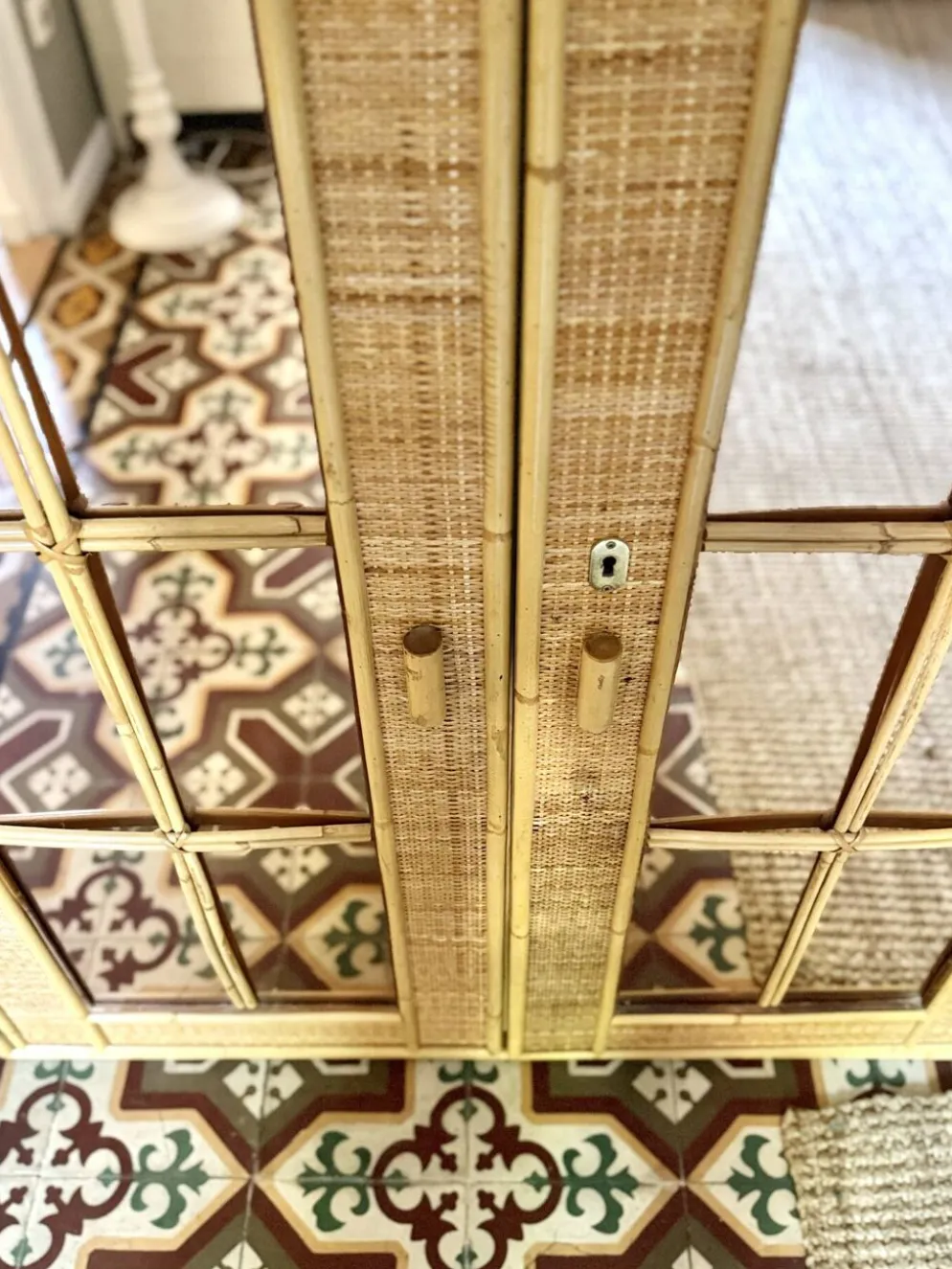 Armoire en rotin