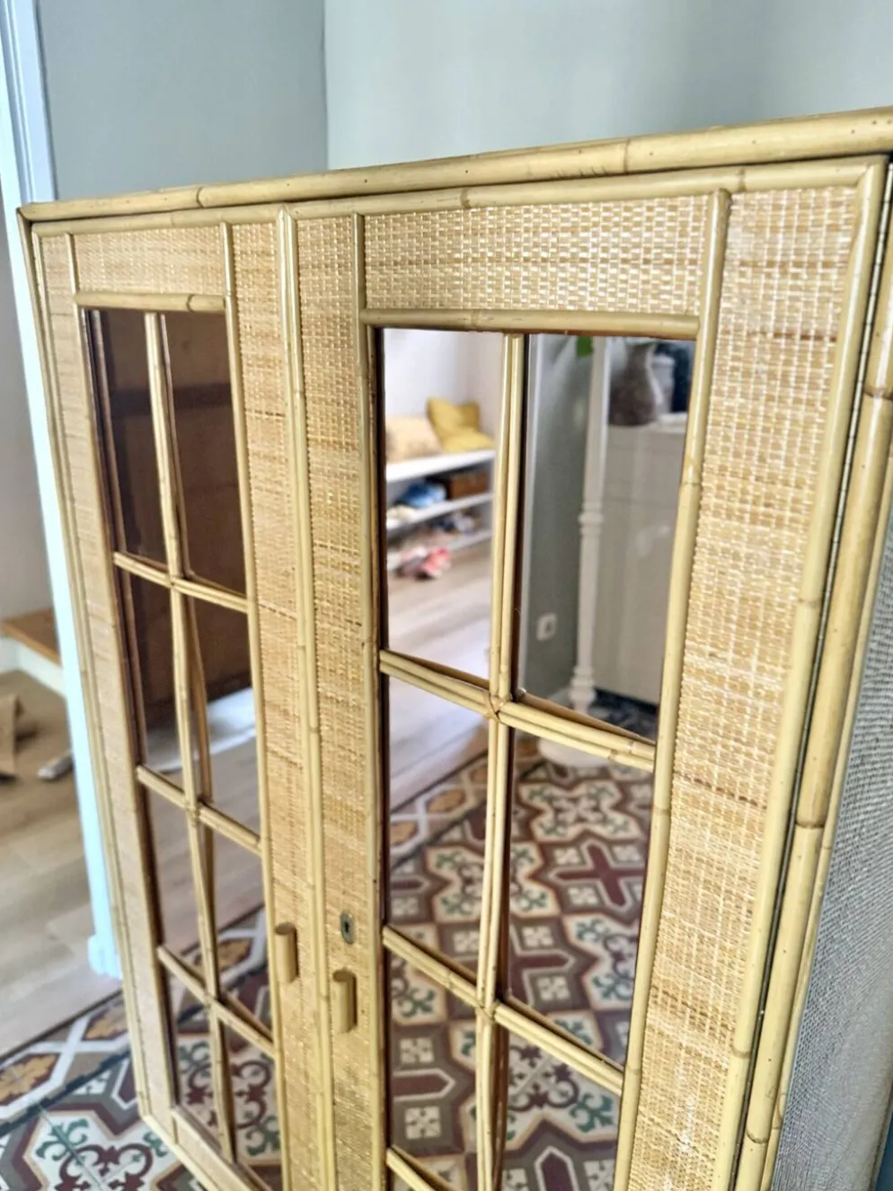 Armoire en rotin