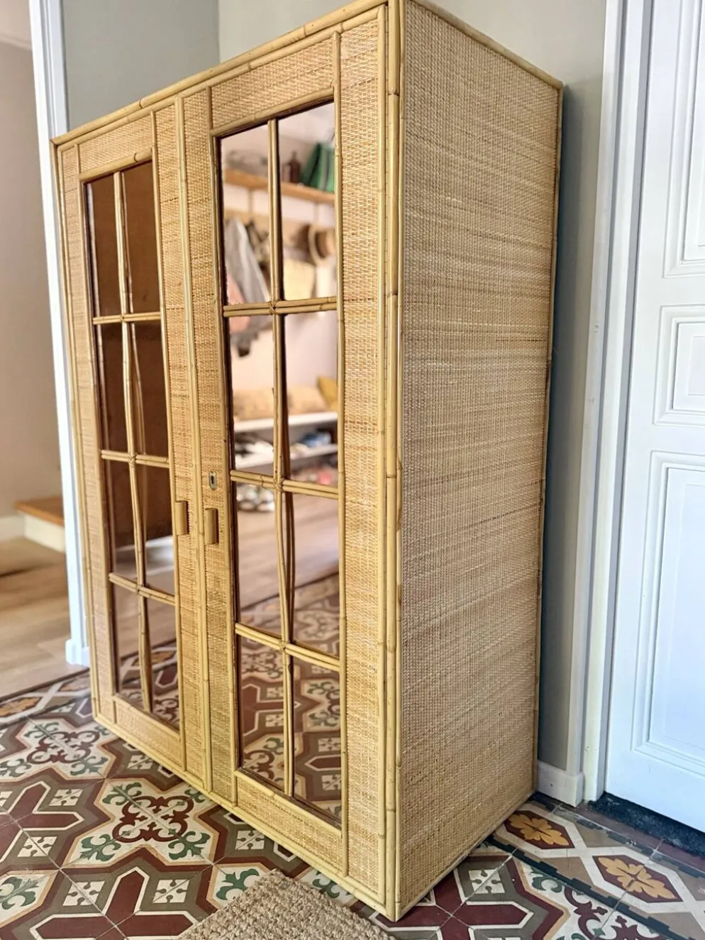 Armoire en rotin