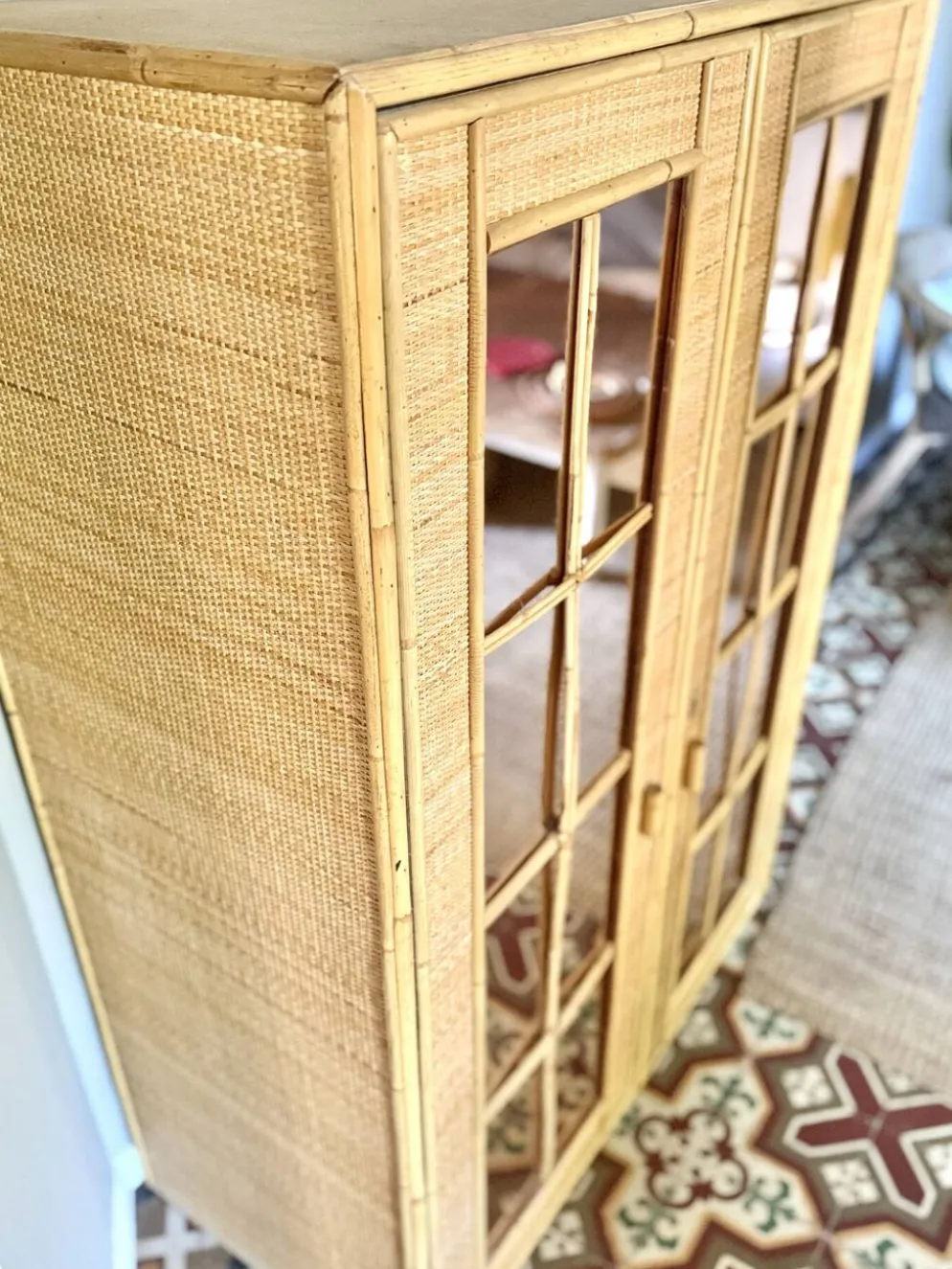 Armoire en rotin